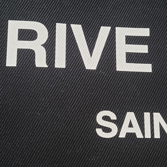 - Saint Laurent RIVE GAUCHE cabas canvas tote bag - Picture 2 of 11